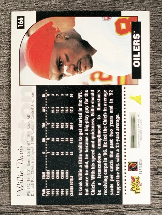 1996 Score #166 Willie Davis