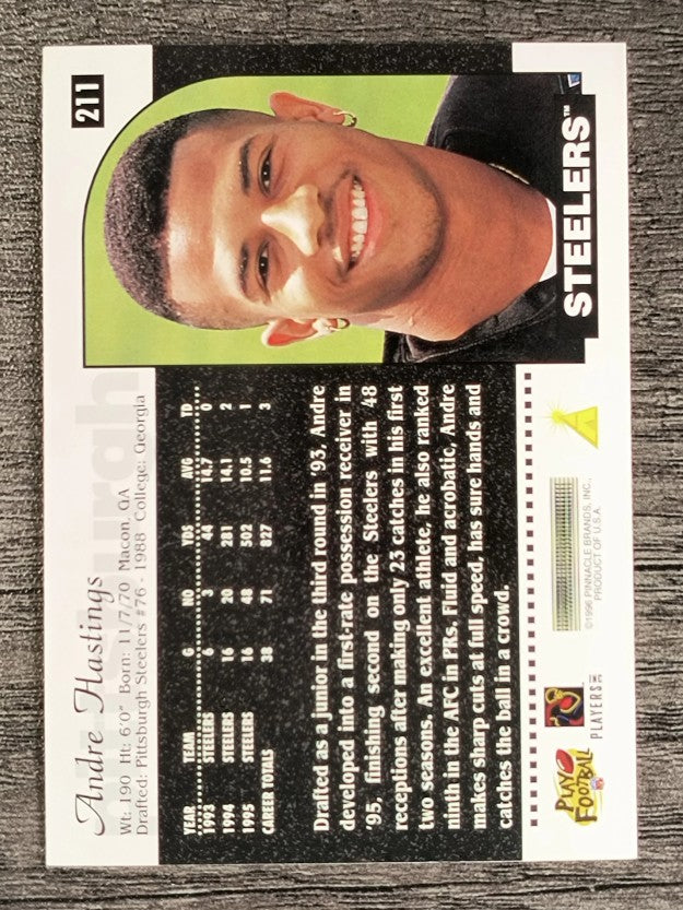 1996 Score #211 Andre Hastings