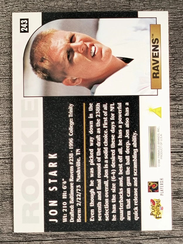 1996 Score #243 Jon Stark RC