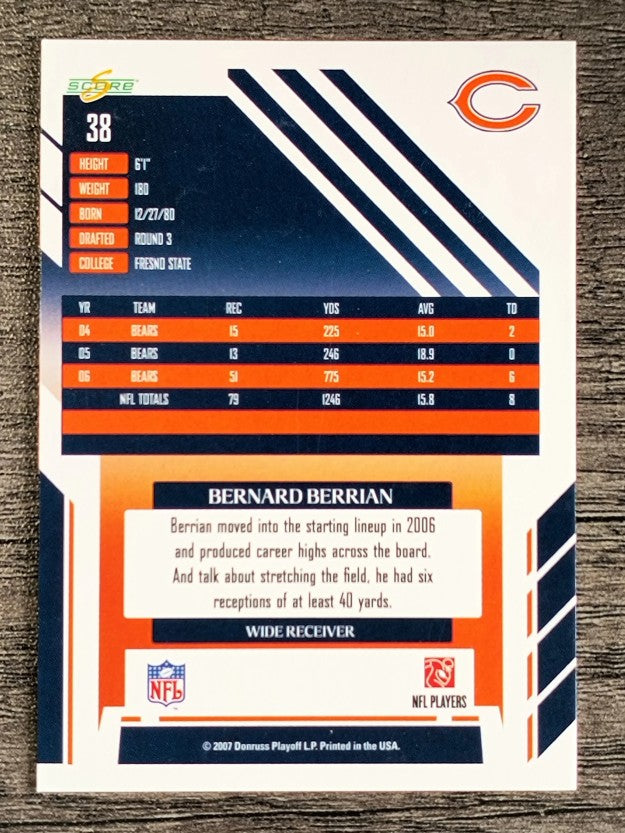 2007 Score #38 Bernard Berrian