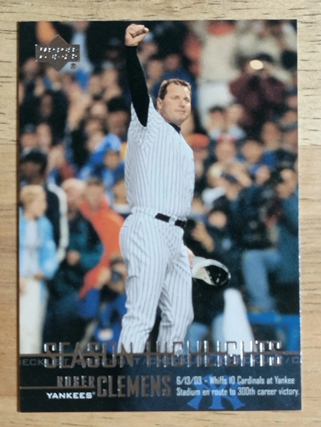 2004 Upper Deck #267 Roger Clemens SH CL