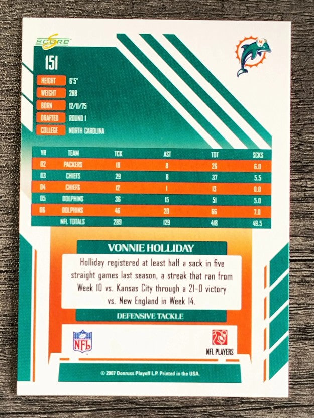 2007 Score #151 Vonnie Holliday