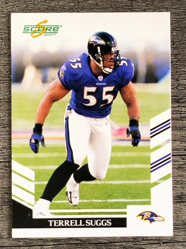 2007 Score #184 Terrell Suggs