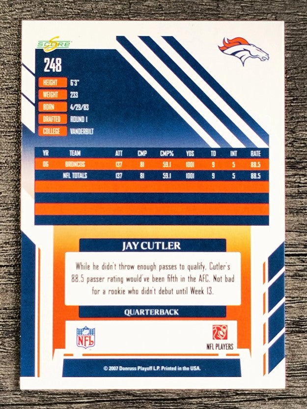 2007 Score #248 Jay Cutler