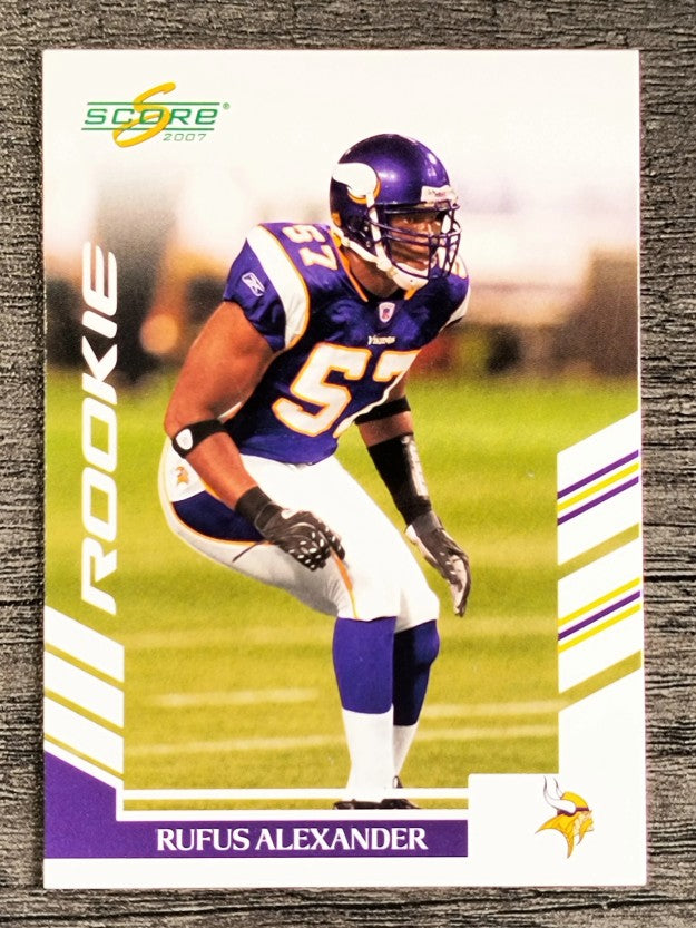2007 Score #328 Rufus Alexander RC