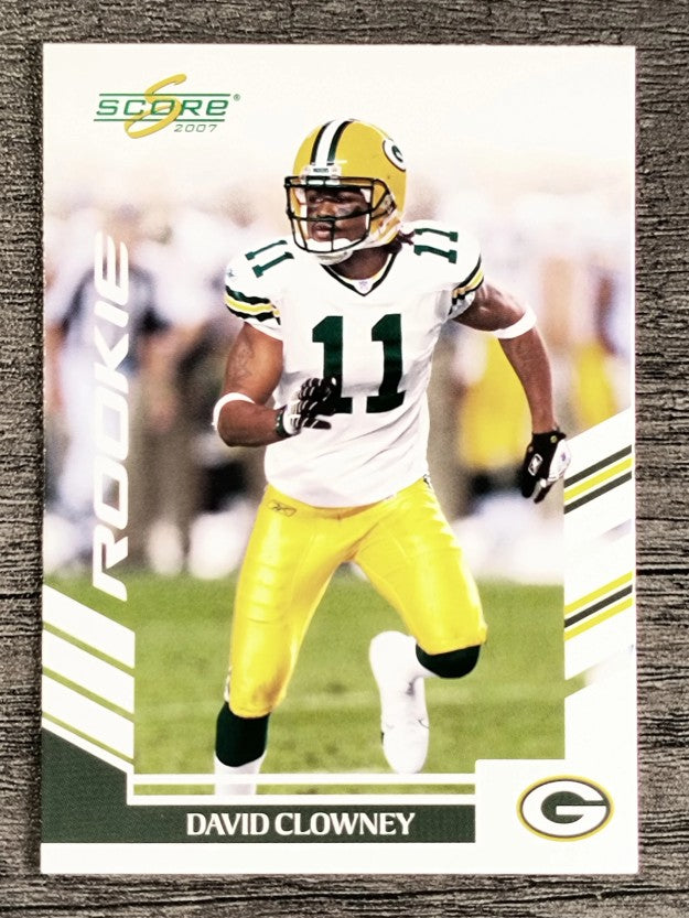 2007 Score #370 David Clowney RC