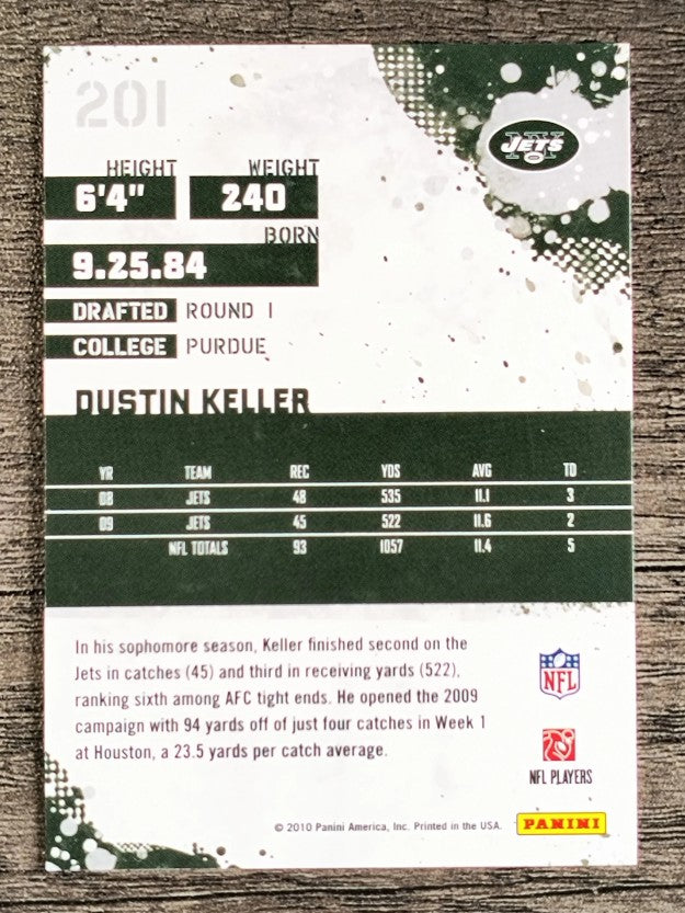 2010 Score #201 Dustin Keller
