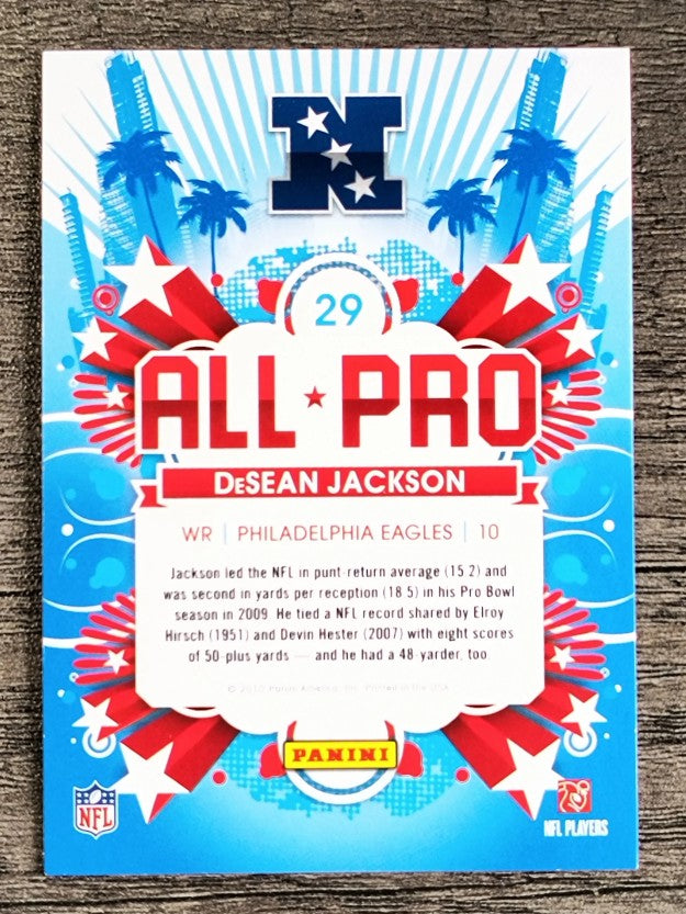 2010 Score All Pro #29 DeSean Jackson