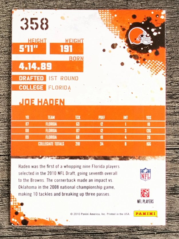 2010 Score Glossy #358 Joe Haden