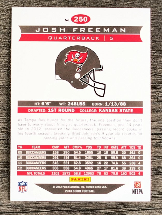 2013 Score #250 Josh Freeman AM