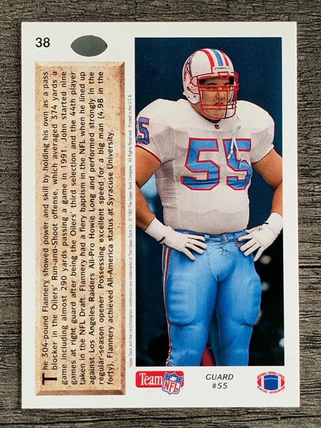 1992 Upper Deck #38 John Flannery AR