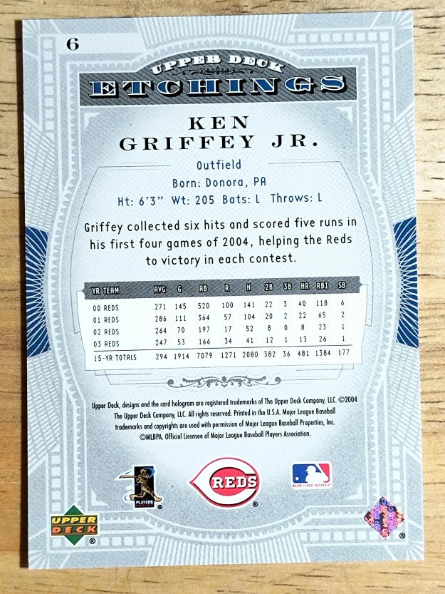 2004 Upper Deck Etchings #6 Ken Griffey Jr.