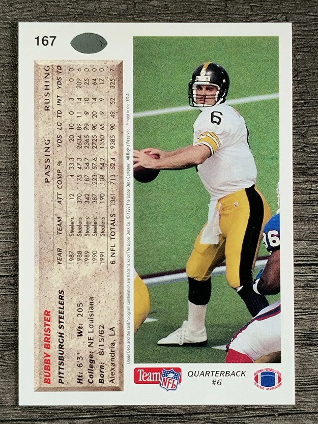 1992 Upper Deck #167 Bubby Brister