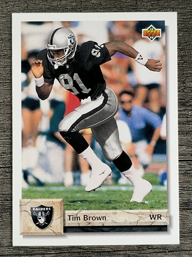 1992 Upper Deck #218 Tim Brown