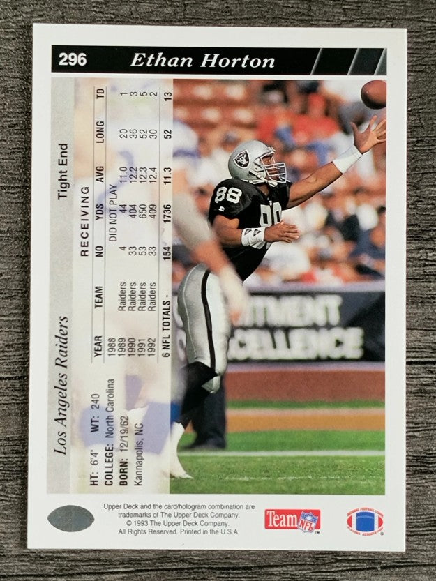 1993 Upper Deck #296 Ethan Horton