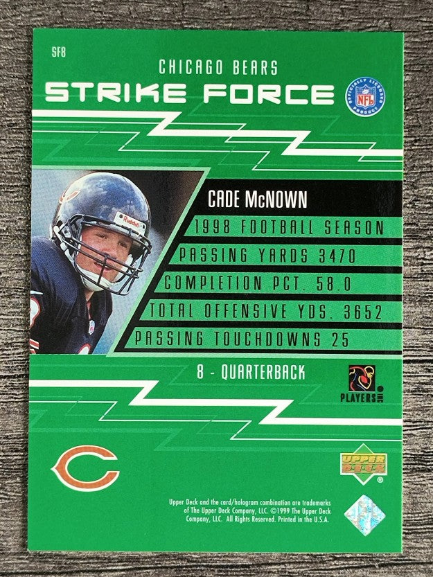1999 Upper Deck Strike Force #SF8 Cade McNown