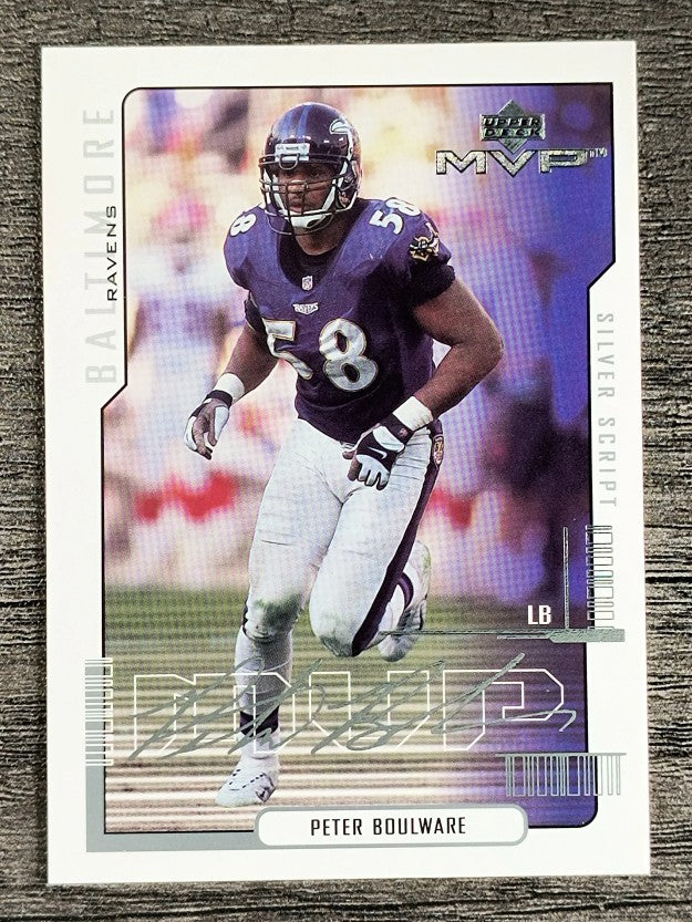 2000 Upper Deck MVP Silver Script #17 Peter Boulware
