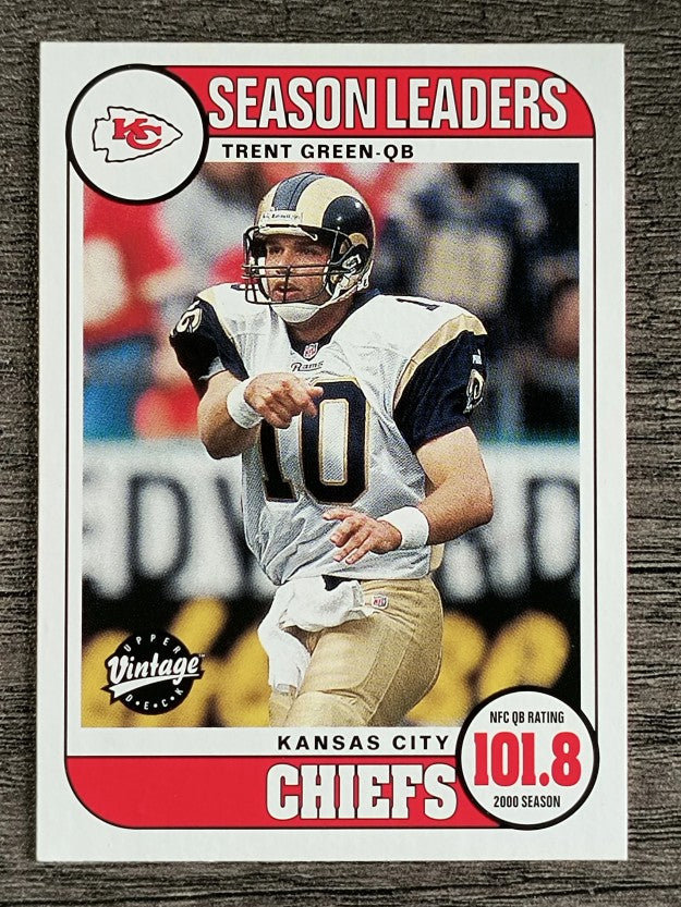 2001 Upper Deck Vintage #195 Trent Green SL