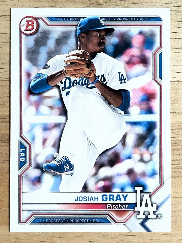 2021 Bowman Prospects #BP150 Josiah Gray