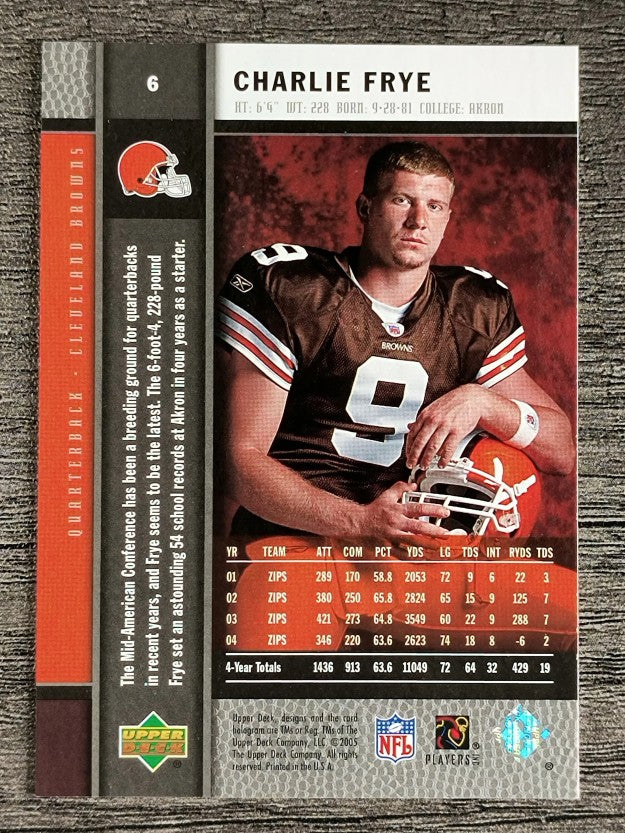 2005 Upper Deck Rookie Premiere #6 Charlie Frye