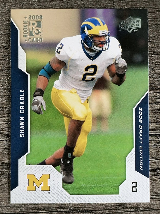 2008 Upper Deck Draft Edition #80 Shawn Crable RC