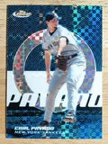 2005 Finest X-Fractors Blue #12 Carl Pavano