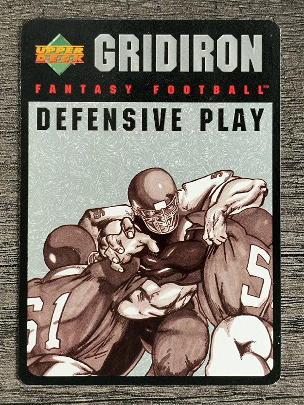 1995 Gridiron Fantasy Football #NNO Cutting Corners U
