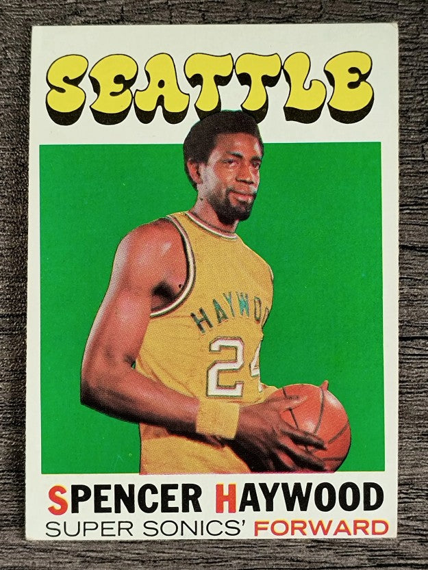 1971-72 Topps #20 Spencer Haywood RC (EX)
