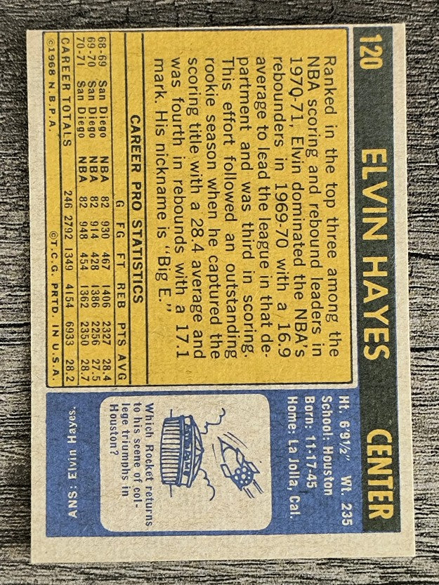 1971-72 Topps #120 Elvin Hayes (EXMT)