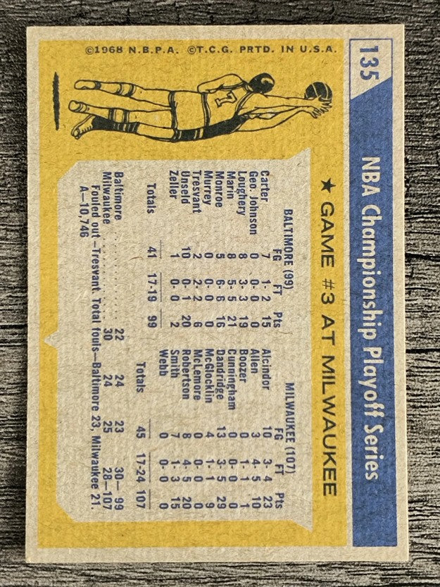 1971-72 Topps #135 Bob Dandridge PO (NM)