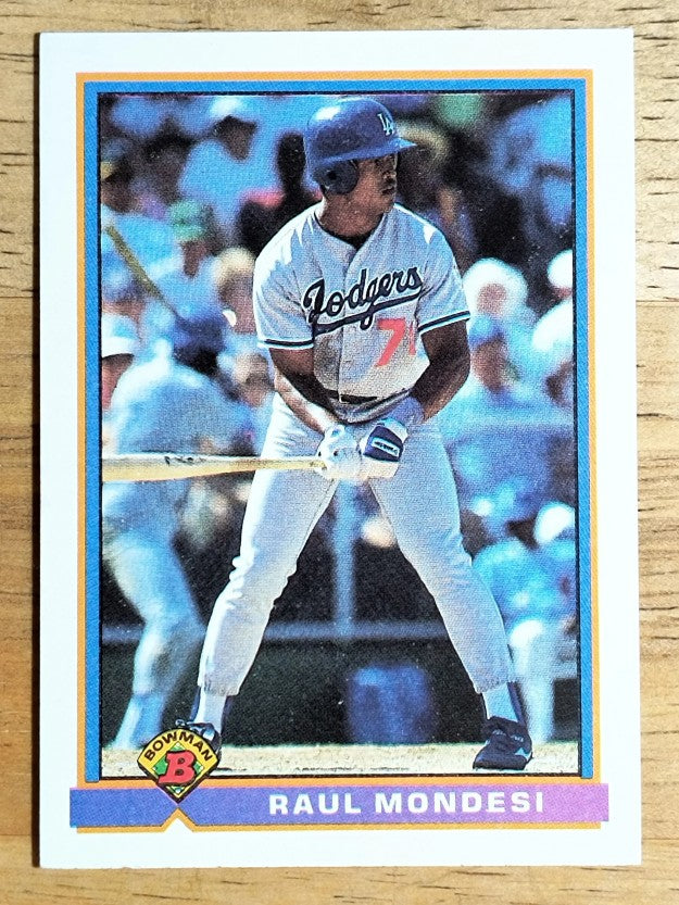 1991 Bowman #593 Raul Mondesi RC