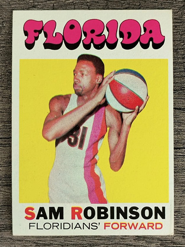 1971-72 Topps #184 Sam Robinson (VGEX)