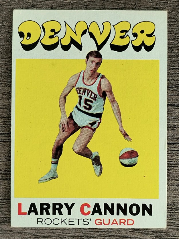 1971-72 Topps #196 Larry Cannon (EX)