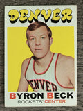 1971-72 Topps #210 Byron Beck RC (EX)