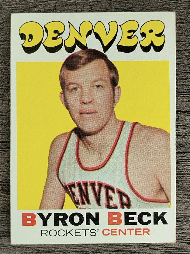 1971-72 Topps #210 Byron Beck RC (EX)