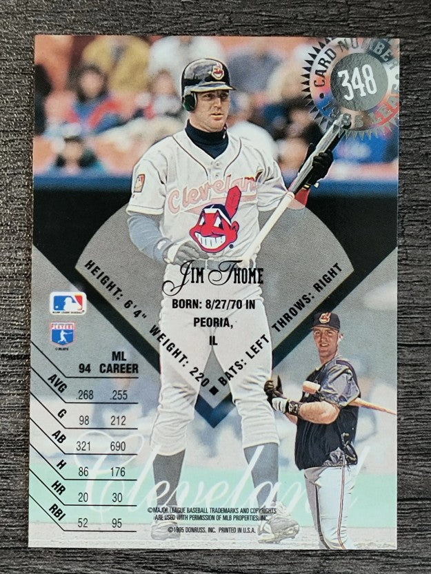 1995 Leaf #348 Jim Thome