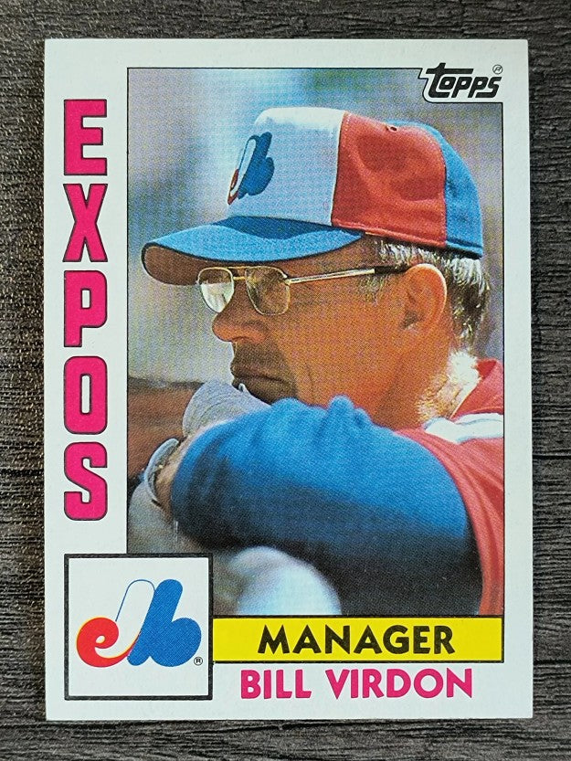 1984 Topps #111 Bill Virdon MG