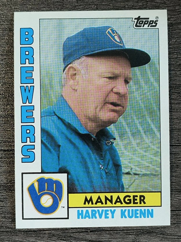 1984 Topps #321 Harvey Kuenn MG