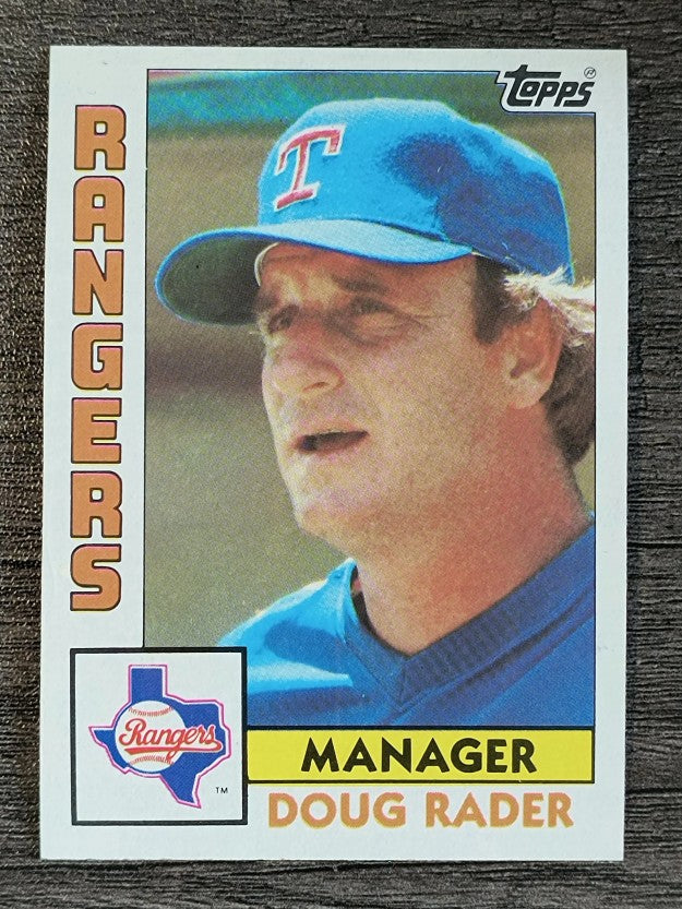 1984 Topps #412 Doug Rader MG