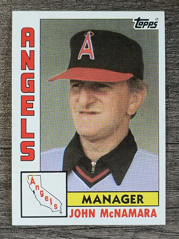 1984 Topps #651 John McNamara MG