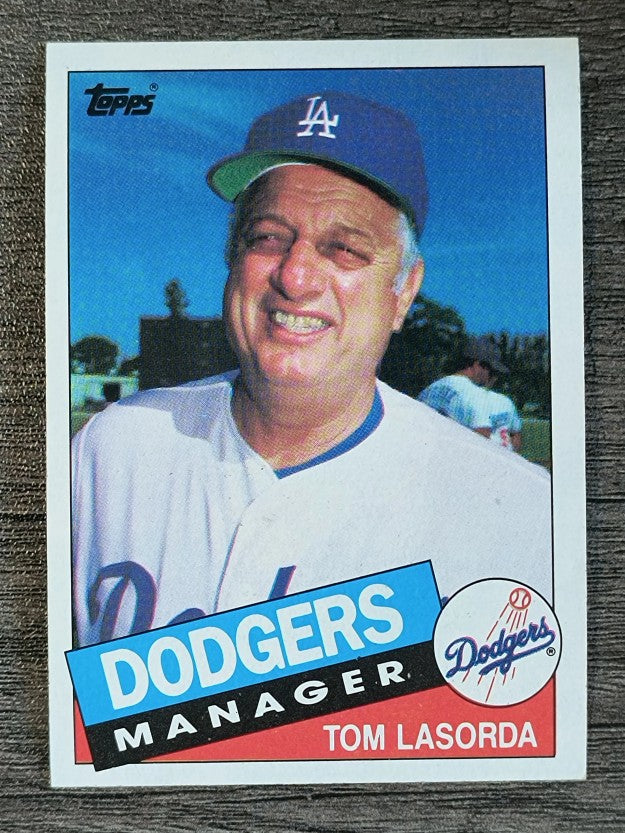 1985 Topps #601 Tom Lasorda MG
