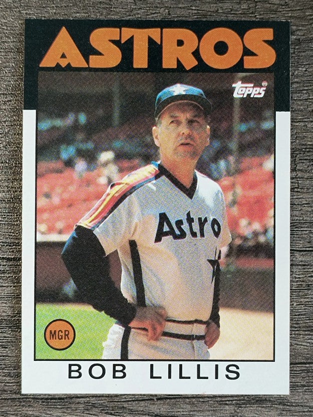 1986 Topps #561 Bob Lillis MG