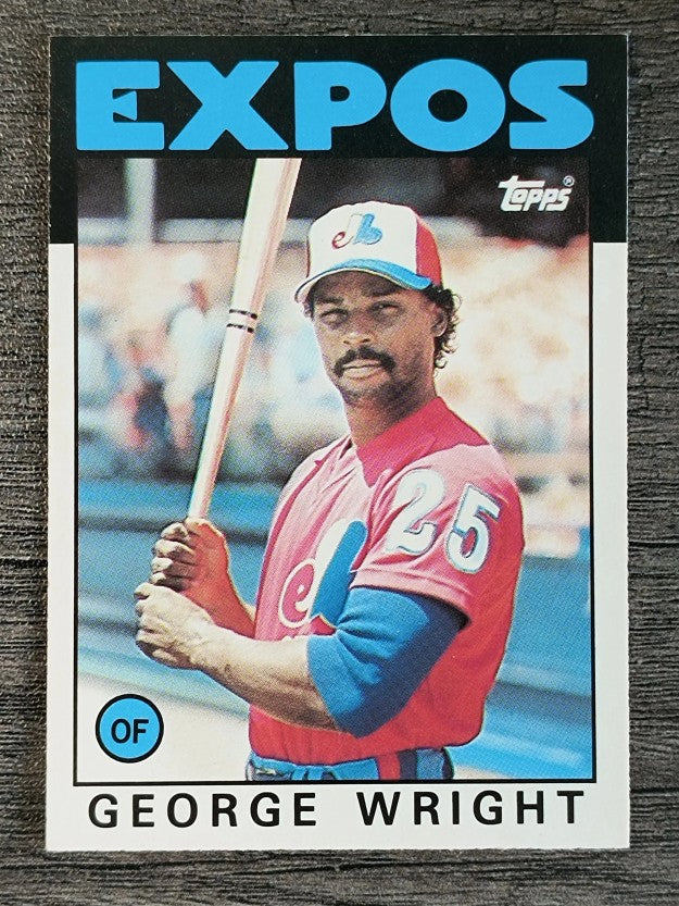 1986 Topps Traded #128T George Wright