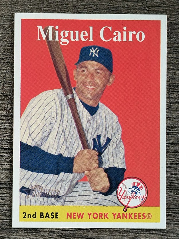 2007 Topps Heritage #101a Miguel Cairo