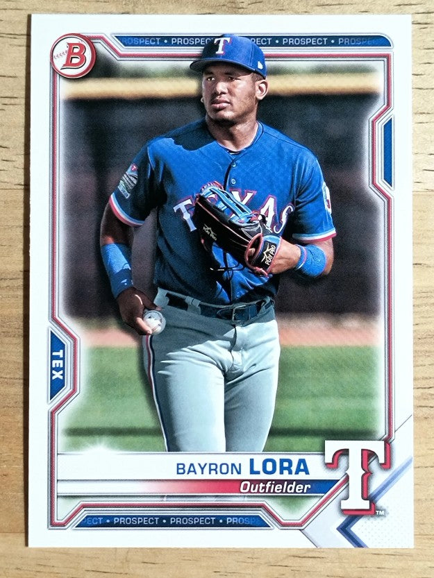 2021 Bowman Prospects #BP139 Bayron Lora