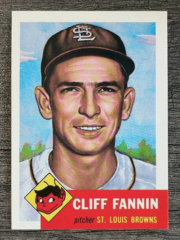 1991 Topps Archives '53 #203 Cliff Fannin
