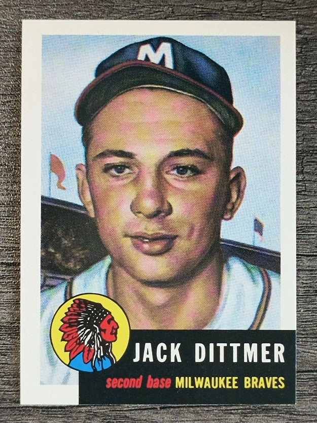 1991 Topps Archives '53 #212 Jack Dittmer