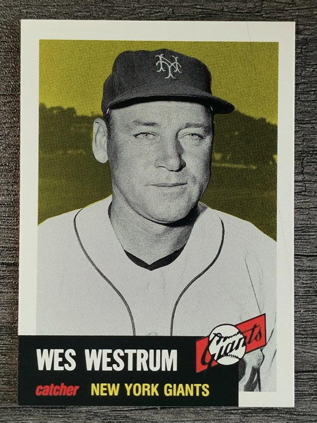 1991 Topps Archives '53 #323 Wes Westrum
