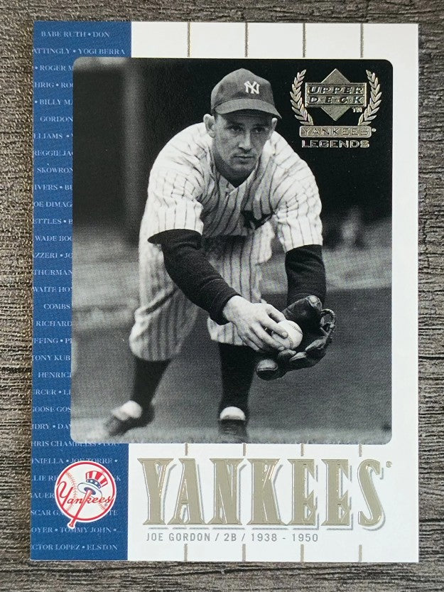 2000 Upper Deck Yankees Legends #22 Joe Gordon