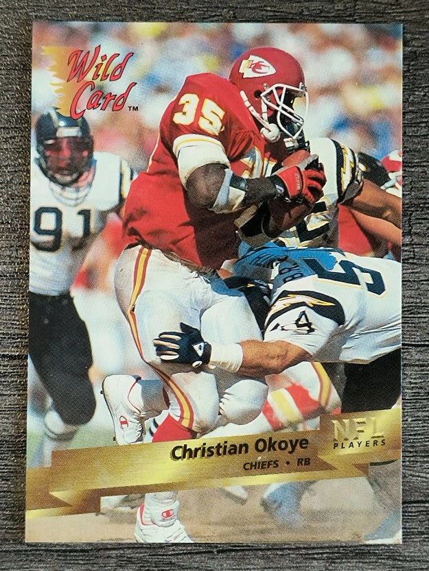 1993 Wild Card #68 Christian Okoye